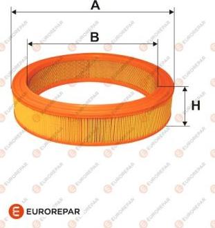 EUROREPAR E147069 - Воздушный фильтр, двигатель autospares.lv