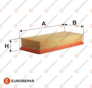 EUROREPAR E147013 - Воздушный фильтр, двигатель autospares.lv