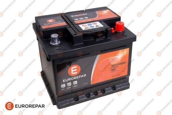 EUROREPAR E364053 - Стартерная аккумуляторная батарея, АКБ autospares.lv