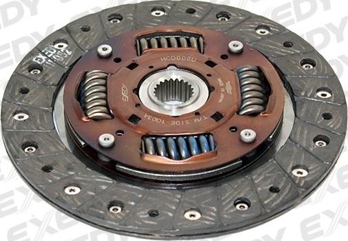 Exedy HCD006U - Диск сцепления, фрикцион autospares.lv