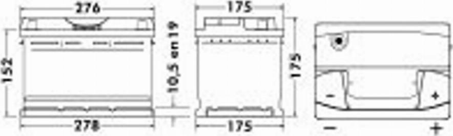 Exide 870 00 - Стартерная аккумуляторная батарея, АКБ autospares.lv