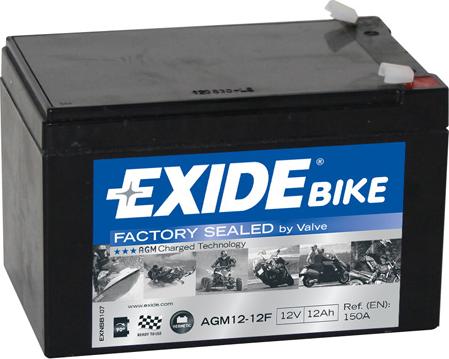 Exide AGM12-12F - Стартерная аккумуляторная батарея, АКБ autospares.lv