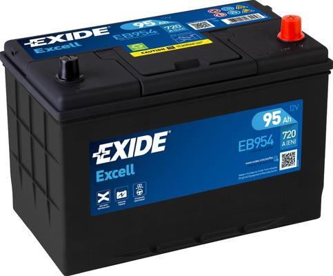 Exide EB954 - Стартерная аккумуляторная батарея, АКБ autospares.lv