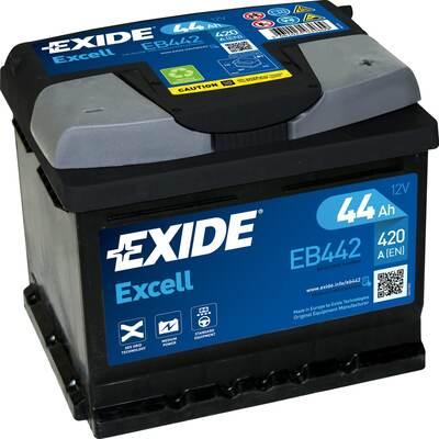 Exide EB442 - Стартерная аккумуляторная батарея, АКБ autospares.lv