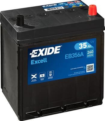 Exide EB356A - Стартерная аккумуляторная батарея, АКБ autospares.lv