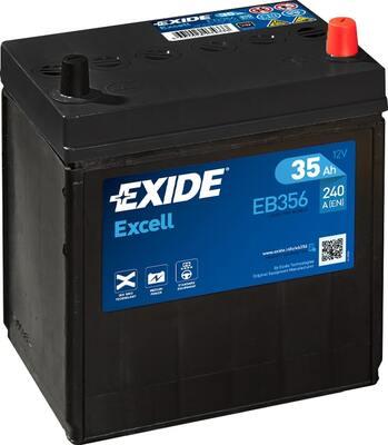 Exide EB356 - Стартерная аккумуляторная батарея, АКБ autospares.lv