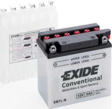 Exide EB7L-B - Стартерная аккумуляторная батарея, АКБ autospares.lv