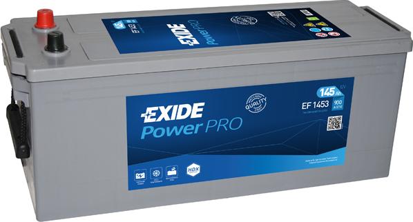 Exide EF1453 - Стартерная аккумуляторная батарея, АКБ autospares.lv