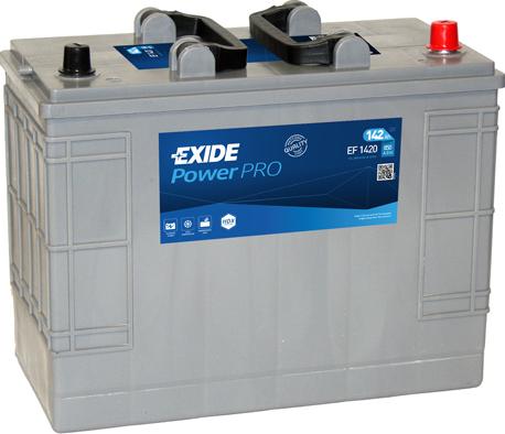 Exide EF1420 - Стартерная аккумуляторная батарея, АКБ autospares.lv