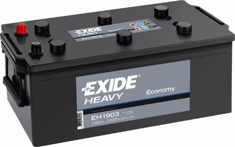 Exide EH1903 - Стартерная аккумуляторная батарея, АКБ autospares.lv
