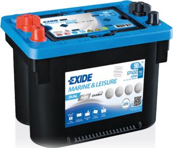 Exide EP450 - Стартерная аккумуляторная батарея, АКБ autospares.lv