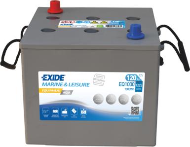 Exide EQ1000 - Стартерная аккумуляторная батарея, АКБ autospares.lv