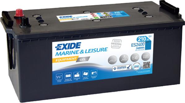 Exide ES2400 - Стартерная аккумуляторная батарея, АКБ autospares.lv