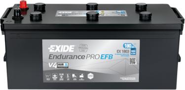 Exide EX1803 - Стартерная аккумуляторная батарея, АКБ autospares.lv