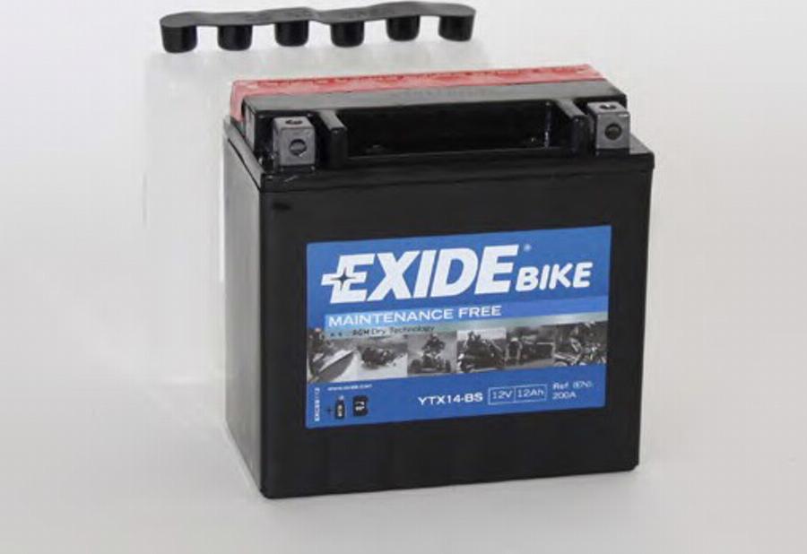 Exide YTX14-BS - Стартер autospares.lv