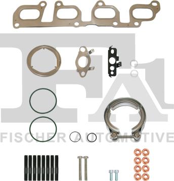 FA1 KT110990 - Установочный комплект, турбокомпрессор autospares.lv