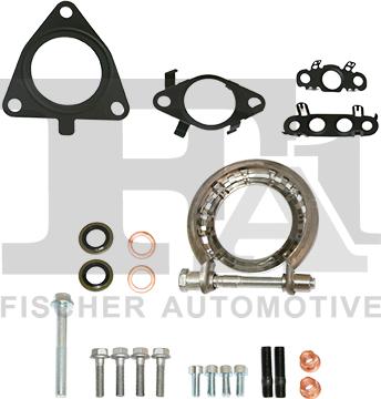 FA1 KT210380 - Установочный комплект, турбокомпрессор autospares.lv