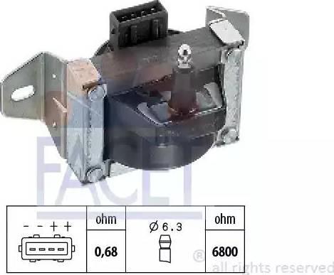 FACET 9.6056 - Катушка зажигания autospares.lv