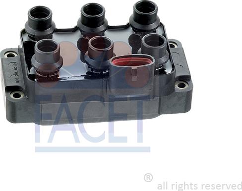 FACET 9.6070 - Катушка зажигания autospares.lv