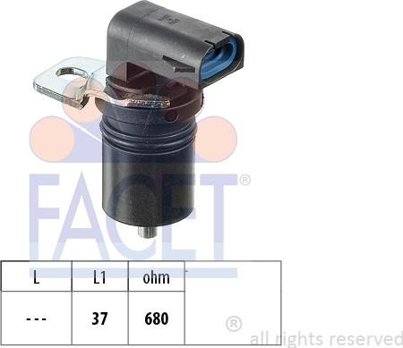 FACET 9.0321 - Датчик RPM, частота вращения autospares.lv