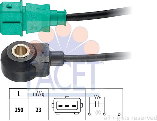 FACET 9.3004 - Датчик детонации autospares.lv