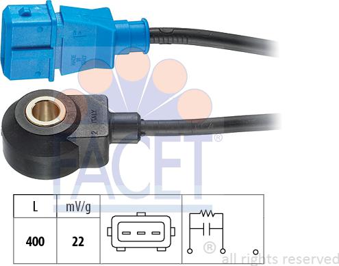 FACET 9.3029 - Датчик детонации autospares.lv