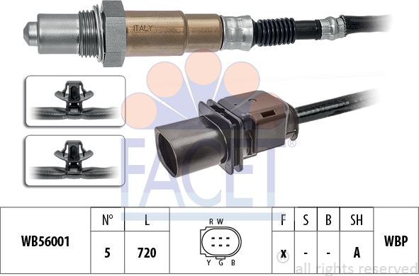 FACET 10.8421 - Лямбда-зонд, датчик кислорода autospares.lv