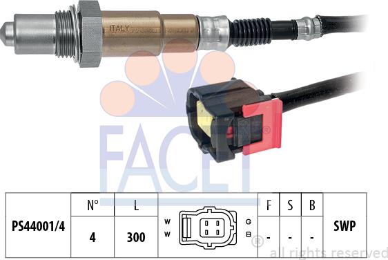 FACET 10.8175 - Лямбда-зонд, датчик кислорода autospares.lv