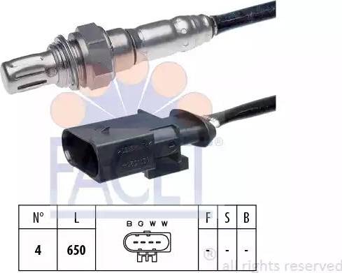 FACET 10.7996 - Лямбда-зонд, датчик кислорода autospares.lv