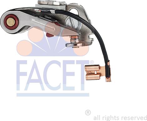 FACET 1.2549HDVS - Контактная группа, распределитель зажигания autospares.lv