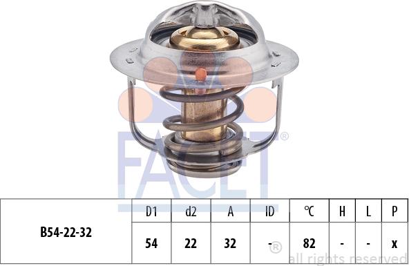 FACET 7.8305S - Термостат охлаждающей жидкости / корпус autospares.lv