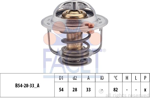 FACET 7.8371S - Термостат охлаждающей жидкости / корпус autospares.lv