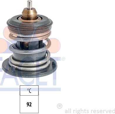 FACET 7.7964S - Термостат охлаждающей жидкости / корпус autospares.lv