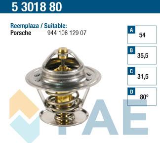 FAE 5301880 - Термостат охлаждающей жидкости / корпус autospares.lv