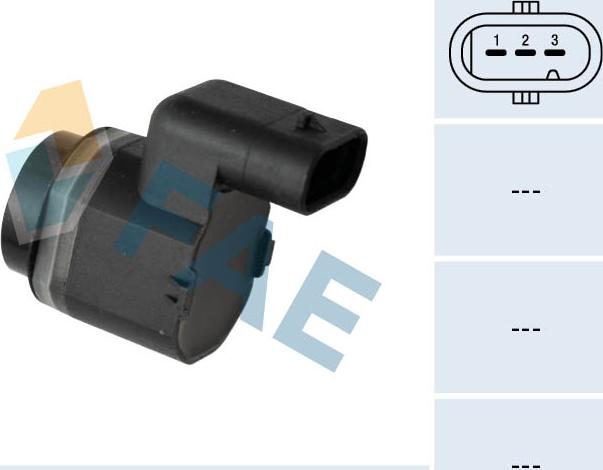 FAE 66006 - Датчик, система помощи при парковке autospares.lv