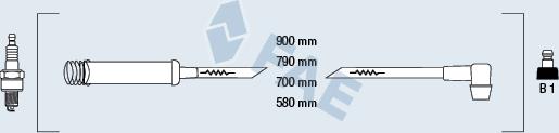 FAE 85960 - Комплект проводов зажигания autospares.lv