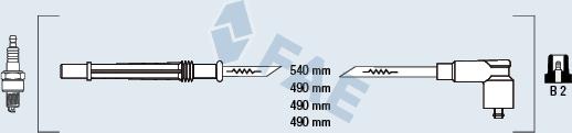 FAE 85988 - Комплект проводов зажигания autospares.lv