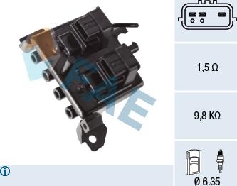 FAE 80408 - Катушка зажигания autospares.lv