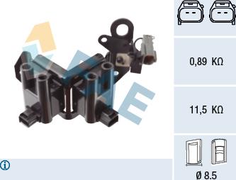 FAE 80402 - Катушка зажигания autospares.lv