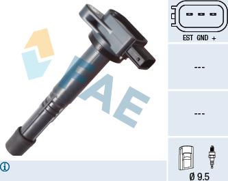 FAE 80348 - Катушка зажигания autospares.lv