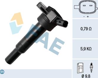 FAE 80342 - Катушка зажигания autospares.lv