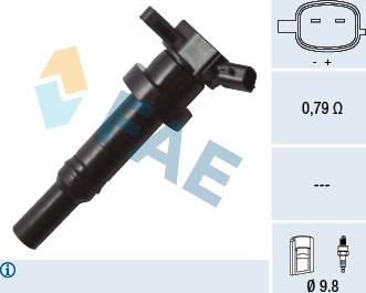 FAE 80314 - Катушка зажигания autospares.lv