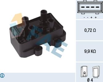 FAE 80373 - Катушка зажигания autospares.lv