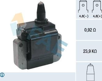 FAE 80250 - Катушка зажигания autospares.lv