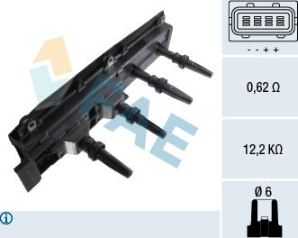 FAE 80274 - Катушка зажигания autospares.lv