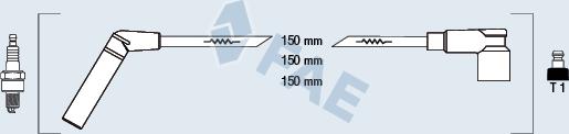 FAE 83565 - Комплект проводов зажигания autospares.lv