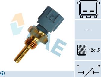 FAE 33460 - Датчик, температура охлаждающей жидкости autospares.lv