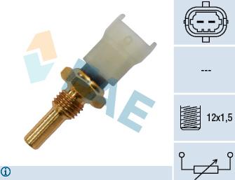 FAE 33480 - Датчик, температура масла autospares.lv