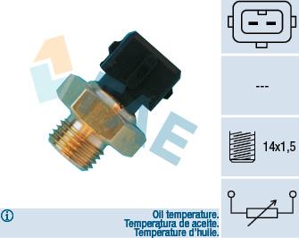 FAE 33560 - Датчик, температура масла autospares.lv