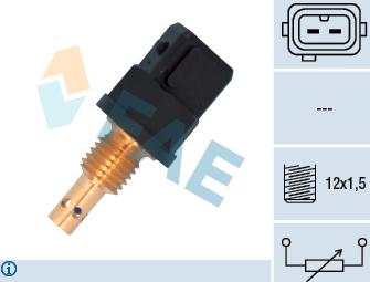 FAE 33536 - Датчик, температура впускаемого воздуха autospares.lv